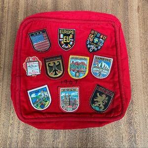 Vintage travel patches bag